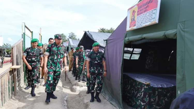 Pangdam I/BB Tinjau Kesiapan Satuan di Kabupaten Karo