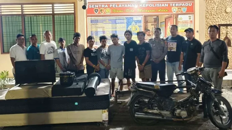 Jaringan Maling Serba Bisa Dibekuk Polsek Bangun, 7 Pelaku Ditangkap