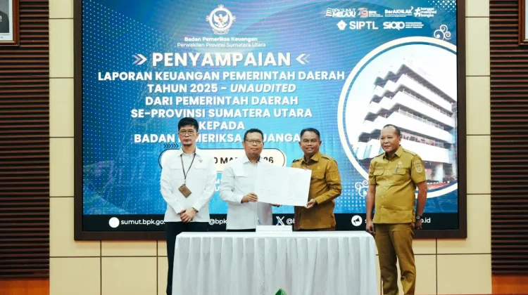 Pemkab Sergai Serahkan LKPD 2025 ke BPK Sumut