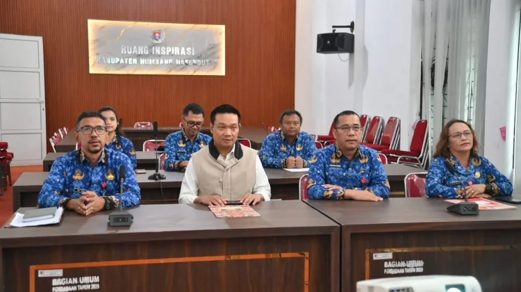 Bupati Humbahas Ikuti Entry Meeting LKPD 2025