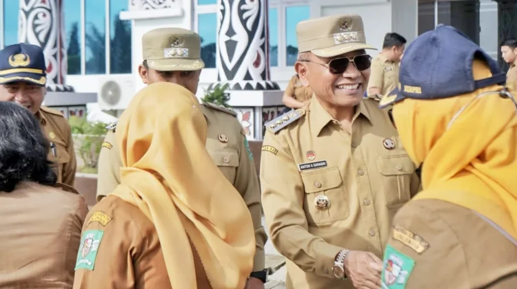 ASN Simalungun Gelar Apel Pasca Idulfitri