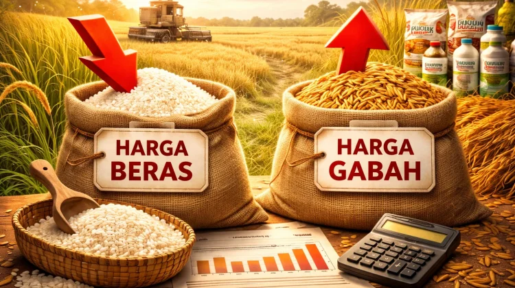 Harga Beras Turun saat Gabah Naik, Pemerintah Harus Waspada