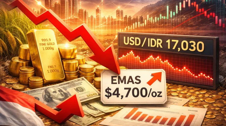 Emas Naik, Rupiah dan IHSG Melemah di tengah Tekanan Defisit