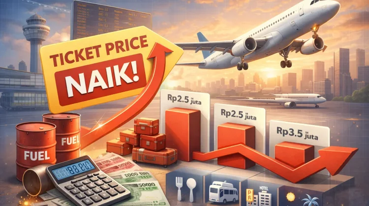Harga Tiket Pesawat Melonjak, Efek Multiplier Tekan Banyak Sektor Ekonomi