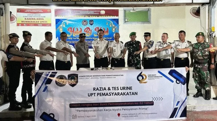 Lapas TBA Gelar Razia Insidentil Bersama Polri dan TNI
