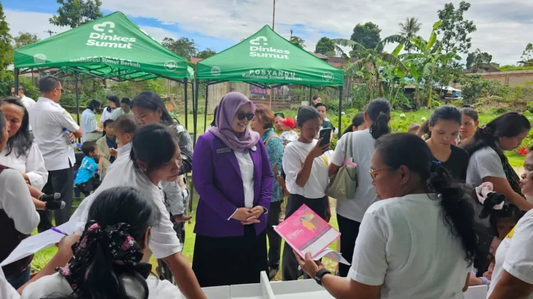 Perkuat Layanan Kesehatan, TP KK Dairi Beri Bantuan Pustu Sisolu-solu