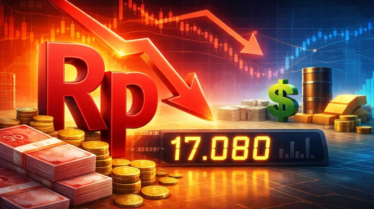Rupiah Melemah ke 17.080, Nyaris Sentuh 17.100