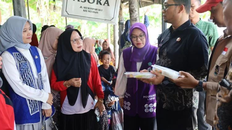 Wawako Tanjungbalai Pantau Program MBG di Sei Raja