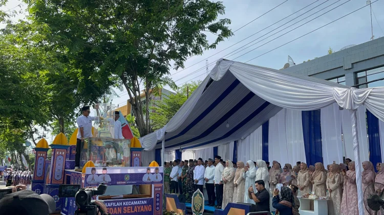 Ribuan Peserta Meriahkan Pawai Taaruf MTQ ke-59 Kota Medan