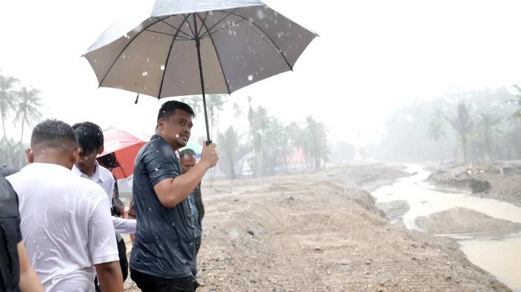 Bobby Nasution Desak Percepatan Proyek Tanggul dan Sabodam Sungai Tukka