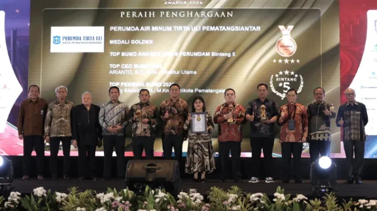 Perumda Tirta Uli Raih 4 Penghargaan TOP BUMD 2026