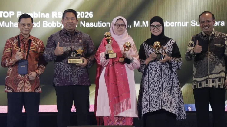 RSU Haji Medan Raih Golden Trophy dan BLUD Bintang 5 di TOP BUMD Awards 2026