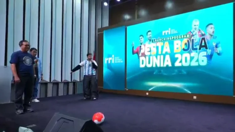 Launching Program Pesta Bola Dunia 2026, RRI Hadirkan Siaran Inklusif