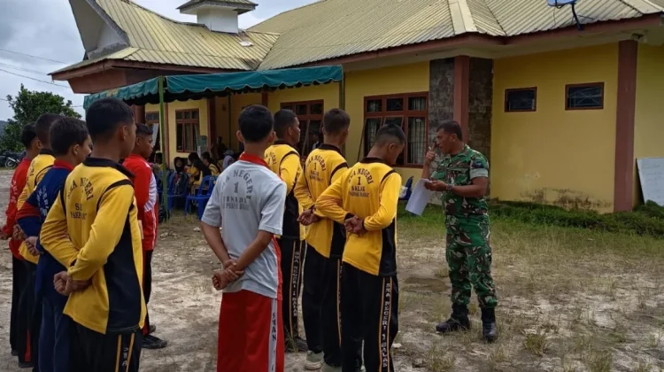 Babinsa Koramil 07/Salak Seleksi Calon Paskibraka Kabupaten Pakpak Bharat 2026