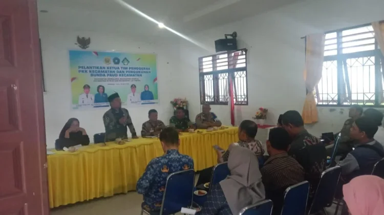 Babinsa Sertu Nuroso Hadiri Rapat MTQ ke-10 Sidikalang
