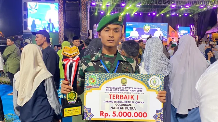 Prada Ahmad Qeis Buat Bangga Medan Marelan
