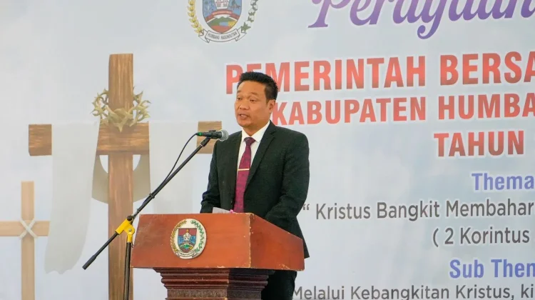 Pemkab Humbahas Rayakan Paskah Bersama Masyarakat