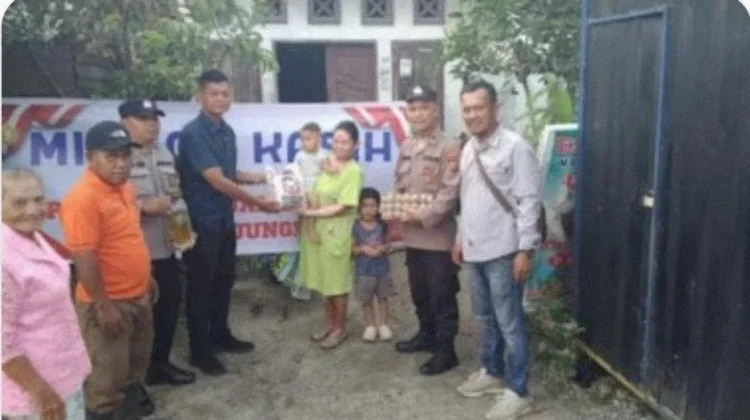 Polres Tanjungbalai Salurkan Bantuan dalam Program Minggu Kasih