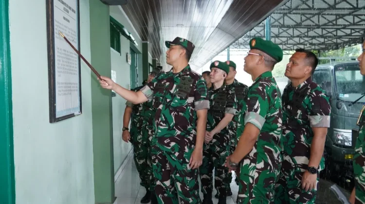 Pangdam I/BB Tinjau Langsung Kudam dan Kesdam, Pastikan Kesiapan Fasilitas dan Kine
