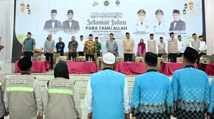 Lepas Jemaah Haji Kloter 2, Bobby Nasution: Doakan Sumut Dijauhkan dari Bencana