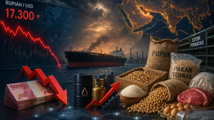Rupiah Terpuruk, Eskalasi Konflik Iran–AS Picu Ancaman Krisis Ekonomi