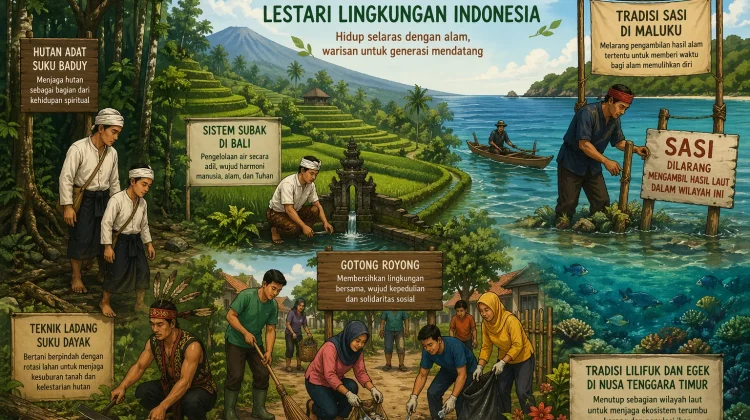 Budaya dan Kearifan Lokal Berperan Penting dalam Pelestarian Lingkungan