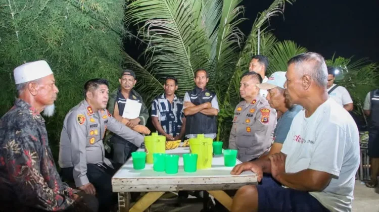 Kunjungi Pos Kamling, Kapolres Pelabuhan Belawan Ajak Warga Perkuat Kamtibmas
