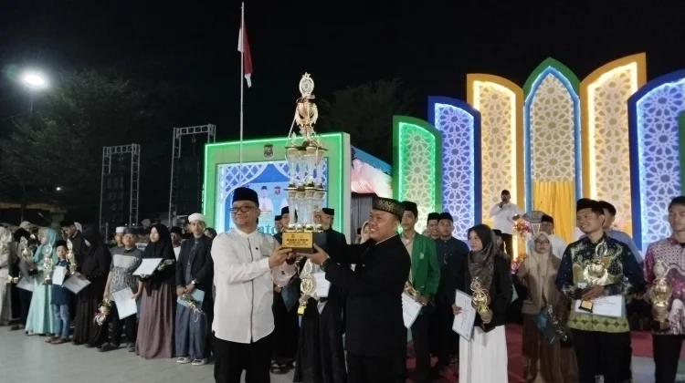 Kecamatan Teluk Nibung Pertahankan Juara Umum MTQ ke-58 Kota Tanjungbalai