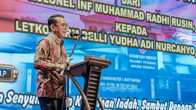 Zakiyuddin Harahap Hadiri Acara Pisah Sambut Dandim 0201/Medan