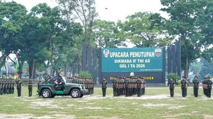 Pangdam I/BB Tutup Dikmaba IF TNI AD Gelombang I TA 2026 di Rindam I/BB