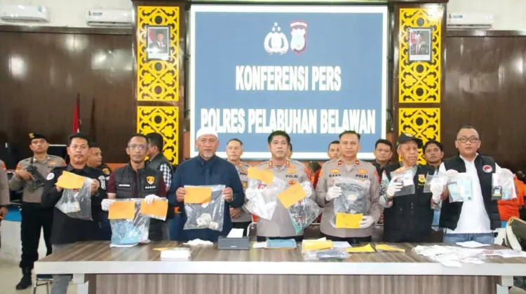 320 Kasus Dibongkar: Polres Belawan Sikat Narkoba dan Kejahatan Jalanan