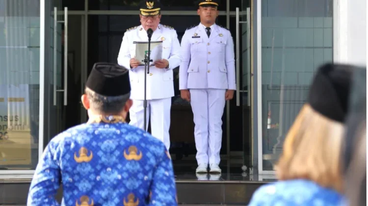 Wesly Pimpin Upacara Hari Otonomi Daerah, Tekankan Sinergi Pusat-Daerah