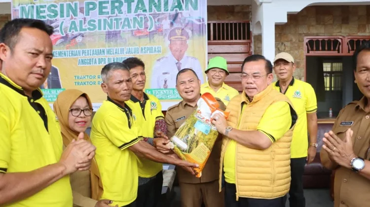 Pemkab Dairi Salurkan Enam Unit Alsintan Bantuan Anggota DPR RI