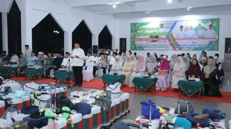 Bupati Asahan Lepas Resmi Jemaah Haji Kabupaten Asahan