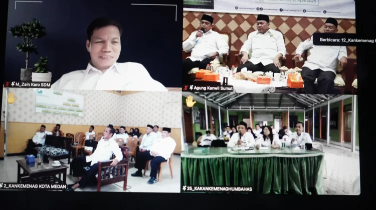 Kabiro SDM dan Perencanaan Kemenag RI Penguatan Kapasitas Raker Kanwil Kemenagsu