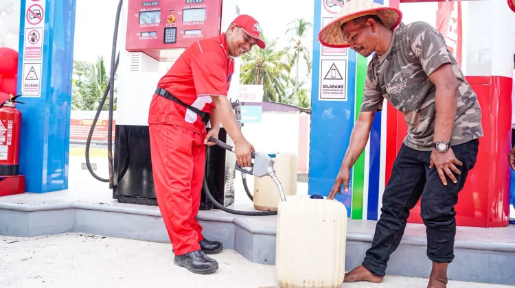 Pertamina Patra Niaga Sumbagut Resmikan SPBU Nelayan 18.237.014 Aceh Selatan