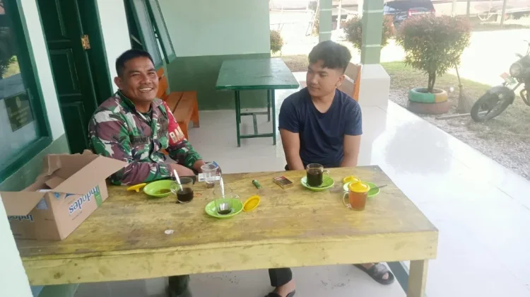 Babinsa Jadikan Momen Silaturahmi Sarana Deteksi Dini