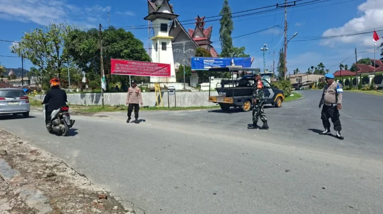 Patroli Gabungan TNI-Polri Amankan May Day 2026 di Salak