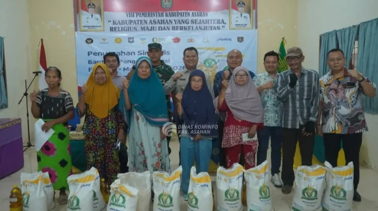 Pemkab Asahan Salurkan Bantuan Pangan Warga Bandar Pulau