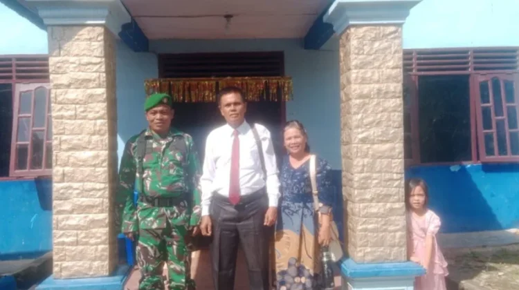Pengamanan Rutin Ibadah Minggu di GPDI Moria Polling Anak Anak