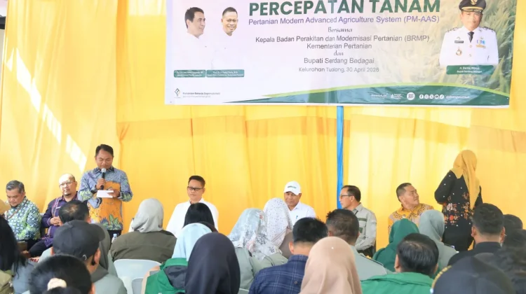 Bupati Sergai Dorong Transformasi Pertanian Modern