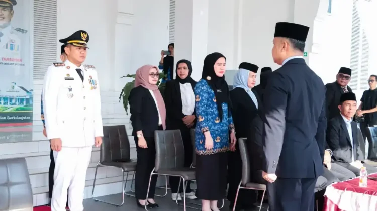Wabup Sergai Pimpin Upacara Hari Otda ke-30