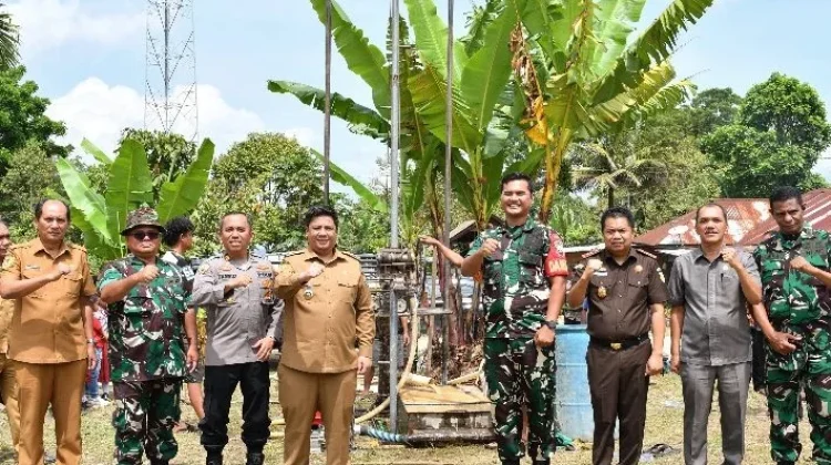 Bupati Samosir Mulai Pembangunan 30 Sumur Bor Bantuan KSAD