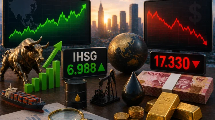 Minyak Turun IHSG Menguat Rupiah Melemah ke 17.330
