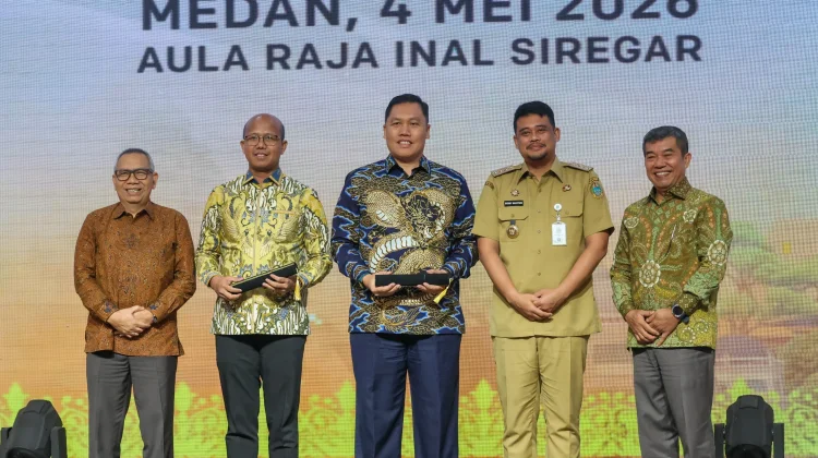 Wakil Ketua Dewan Komisioner LPS Kukuhkan Kepala Kantor Perwakilan LPS I Sumatera