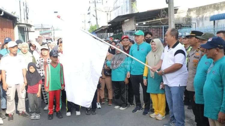 Bupati Asahan Lepas Gerak Jalan Santai