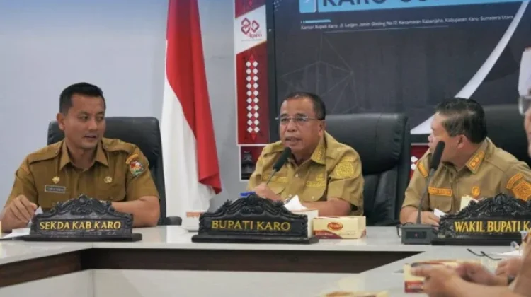 Pemkab Karo Melakukan Rapat Koordinasi Strategis dengan Pemprov Sumut
