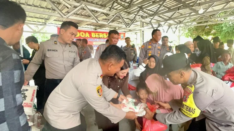 Polsek Teluk Mengkudu Gelar Doa Bersama Anak Yatim, Perkuat Sinergi Kamtibmas
