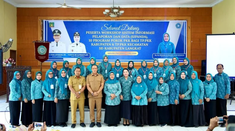 Ketua TP-PKK Langkat, Dorong PKK Langkat Go Digital Melalui SIPANDA