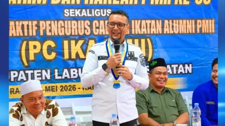 Harlah PMII ke-66, Bupati Labusel Tegaskan Kolaborasi Pemuda dan Pemerintah